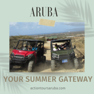 UTV tour Around Aruba Palms and Fofoti trees